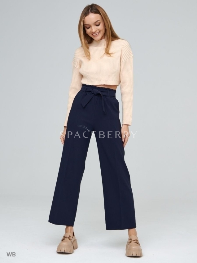 Женские широкие брюки, штаны классика